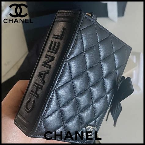 chanel review card holder|Chanel card holder men's.